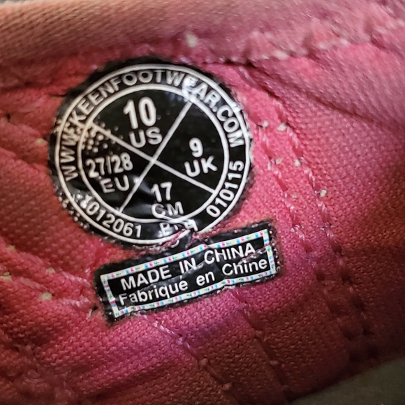 Keen Raya Honeysuckle Shoes Washable Closed Toe Whisper Pink Sandals kids sz 10 - Picture 2 of 8